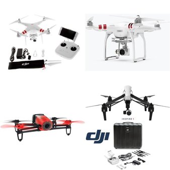 119 Pcs – Drones & Quadcopters – Tested Not Working – Parrot, DJI, ProMark, Skyrocket Toys