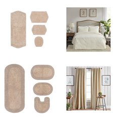 3 Pallets - 556 Pcs - Curtains & Window Coverings, Decor, Bath, Sheets, Pillowcases & Bed Skirts - Like New or New Customer Returns - JC Penney
