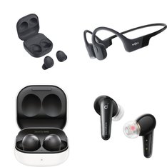 Case Pack - 13 Pcs - In Ear Headphones - Customer Returns - Samsung, Shokz, Soundcore, JBL