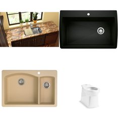 Pallet - 14 Pcs - Hardware, Kitchen & Bath Fixtures - Customer Returns - Kohler, Toto, Blanco, Lincoln