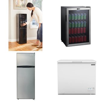Flash Sale! 6 Pallets – 31 Pcs – Bar Refrigerators & Water Coolers, Refrigerators, Freezers – Untested Customer Returns – Galanz, Primo, Igloo
