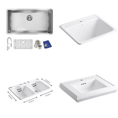 Pallet - 11 Pcs - Hardware, Kitchen & Dining, Kitchen & Bath Fixtures - Customer Returns - Kohler, ELKAY