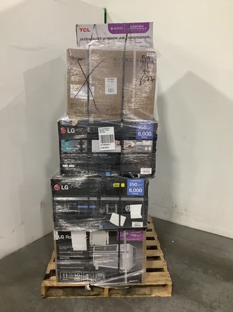 1 Pallets – 8 Pcs – Air Conditioners – Untested Customer Returns – Major Retailer