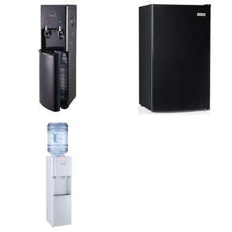 Pallet – 8 Pcs – Refrigerators, Bar Refrigerators & Water Coolers – Customer Returns – Igloo, Primo Water, Primo