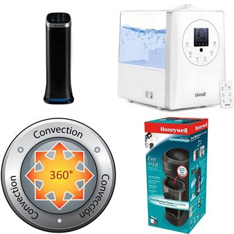 Pallet – 24 Pcs – Humidifiers / De-Humidifiers, Heaters, Accessories – Customer Returns – Honeywell, LEVOIT, Dyna-Glo, Shanhu Foshan