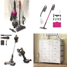 Pallet - 5 Pcs - Vacuums, Floor Care, Bedroom, Unsorted - Customer Returns - Schenley, INSE, GIKPAL, Dyson