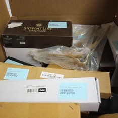 1 Parcel Box - 57 Pcs - Hardware, Kitchen & Dining, Other - Untested Customer Returns - Signature Hardware