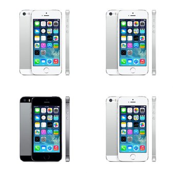 35 Pcs – Apple iPhone 5S – Refurbished (GRADE B – Unlocked) – Models: ME372LL/A, ME341LL/A, ME342LL/A, ME306LL/A – Smartphones
