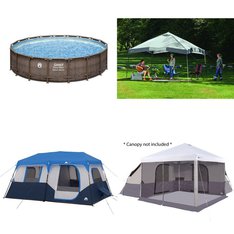 Pallet – 18 Pcs – Camping & Hiking, Pools & Water Fun – Customer Returns – Ozark Trail, Coleman