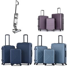 Pallet – 16 Pcs – Unsorted, Luggage, Vacuums, Bedroom – Customer Returns – Travelhouse, INSE, Eumyviv, Tineco