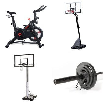 Pallet – 12 Pcs – Outdoor Sports, Exercise & Fitness – Customer Returns – Spalding, CAP Barbell, CAP, Ozark Trail