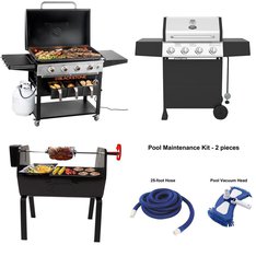 Friday Deals! 12 Pallets – 76 Pcs – Grills & Outdoor Cooking, Trimmers & Edgers, Mowers, Vacuums – Customer Returns – Expert Grill, Blackstone, Hyper Tough, Mainstays