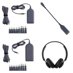 Pallet - 422 Pcs - Other, Power Adapters & Chargers, Keyboards & Mice, Over Ear Headphones - Customer Returns - Onn, onn., Anker, Hyper Tough