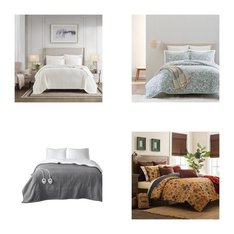 Pallet – 39 Pcs – Bedding Sets – Like New – Madison Park, Beautyrest, Intelligent Design, Home Essence