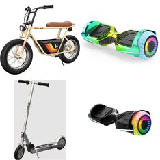Pallet - 11 Pcs - Powered, Cycling & Bicycles - Customer Returns - Swagtron, Razor, Jetson, Hover-1