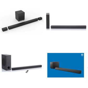 Pallet – 32 Pcs – Speakers – Customer Returns – onn., Philips, VIZIO