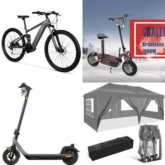 Pallet – 9 Pcs – Trampolines, Powered, Cycling & Bicycles, Unsorted – Customer Returns – YORIN, SEGMART, EVERCROSS, Hyper Bicycles
