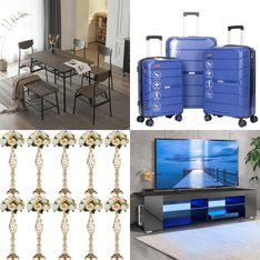 Pallet - 9 Pcs - Luggage, Bedroom, Unsorted, TV Stands, Wall Mounts & Entertainment Centers - Customer Returns - Travelhouse, DWVO, Hommpa, Ktaxon