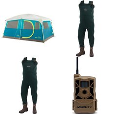 Pallet - 13 Pcs - Camping & Hiking, Fishing & Wildlife - Customer Returns - Coleman, Frogg Toggs, Muddy, Coleman Company