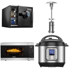 Pallet - 16 Pcs - Home Security & Safety, Slow Cookers, Roasters, Rice Cookers & Steamers - Damaged / Missing Parts / Tested NOT WORKING - SentrySafe, Instant Pot, Mm, Zhongshan Galanz Consumer Electric Appliances