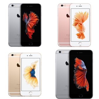 20 Pcs – Refurbished Apple iPhone 6S (GRADE A – Unlocked – Not Original Box) – Models: MKRK2LL/A, MKRC2LL/A, MKW52LL/A, MKRJ2LL/A – Smartphones