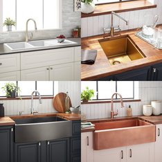 Pallet - 15 Pcs - Kitchen & Bath Fixtures, Hardware, Storage & Organization, Kitchen & Dining - Open Box Like New - Signature Hardware