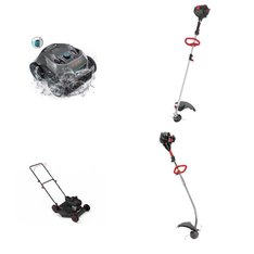 Pallet - 8 Pcs - Mowers, Other, Trimmers & Edgers, Vacuums - Customer Returns - Hyper Tough, Ozark Trail, AIPER, Macwagon