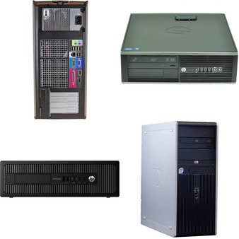 11 Pcs – Desktop Computers – Refurbished (GRADE B) – HP, DELL, COMPAQ, LENOVO