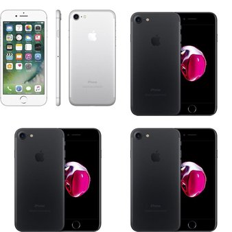 6 Pcs – Apple iPhone 7 – Refurbished (GRADE B – Unlocked) – Models: MN9U2LL/A, MN8G2LL/A – TF, MN8H2LL/A – TF, MN8H2LL/A