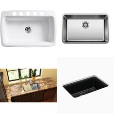 Pallet – 21 Pcs – Kitchen & Bath Fixtures, Hardware – Customer Returns – Kohler, Toto, ProFlo, TOTO USA