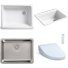 Pallet - 14 Pcs - Kitchen & Bath Fixtures, Hardware - Customer Returns - Kohler, ELKAY, Toto, Dayton