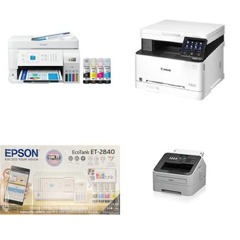 Pallet – 24 Pcs – All-In-One, Laser, Security & Surveillance, Inkjet – Customer Returns – EPSON, HP, Canon, SimpliSafe