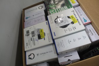 1 Parcel Box – 33 Pcs – Audio Headsets – OPEN BOX UNTESTED RETURNS – Walmart