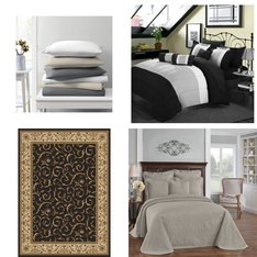 6 Pallets - 996 Pcs - Curtains & Window Coverings, Decor, Rugs & Mats, Bedding Sets - Like New or New Customer Returns - JC Penney