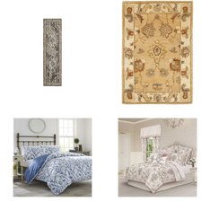 6 Pallets - 550 Pcs - Curtains & Window Coverings, Decor, Bedding Sets, Rugs & Mats - Like New or New Customer Returns - JC Penney