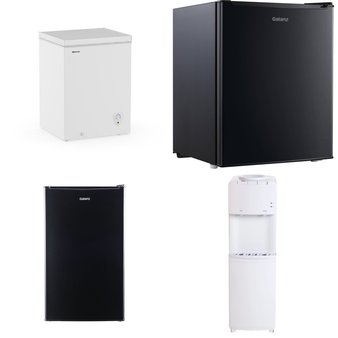 Pallet – 6 Pcs – Bar Refrigerators & Water Coolers, Freezers, Refrigerators – Customer Returns – Great Value, HISENSE, Galanz