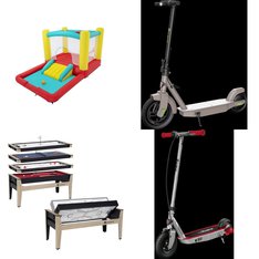 Pallet - 17 Pcs - Powered, Outdoor Play, Vehicles, Trains & RC, Lenses - Customer Returns - Razor, New Bright, National Geographic, Jetson