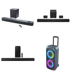 Pallet - 23 Pcs - Speakers, Over Ear Headphones, Powered - Customer Returns - VIZIO, onn., tonies, Samsung