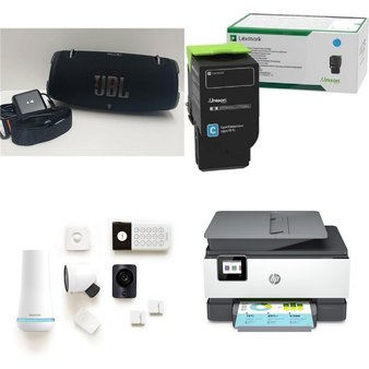 Pallet – 86 Pcs – Keyboards & Mice, In Ear Headphones, All-In-One, Networking – Customer Returns – onn., HP, Onn, Canon