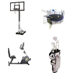 Pallet - 8 Pcs - Exercise & Fitness, Outdoor Sports, Golf - Customer Returns - Athletic Works, Skywalker Trampolines, FitRx, Spalding