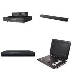 Pallet - 100 Pcs - DVD & Blu-ray Players, Speakers, Projector, Accessories - Customer Returns - onn., Philips, RCA, SYLVANIA