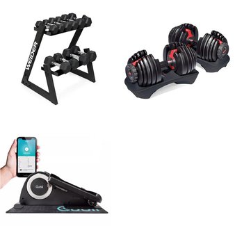 Pallet – 4 Pcs – Exercise & Fitness – Customer Returns – Cubii, Bowflex, Weider
