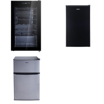 Pallet – 8 Pcs – Refrigerators, Bar Refrigerators & Water Coolers – Customer Returns – Galanz, Arctic King