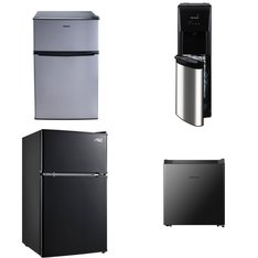 Pallet - 4 Pcs - Freezers, Bar Refrigerators & Water Coolers - Customer Returns - HISENSE, Galanz, Arctic King, Primo
