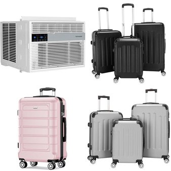 Pallet – 6 Pcs – Luggage, Air Conditioners, Unsorted, Fans – Customer Returns – Zimtown, hOmeLabs, SHOWKOO, DINGLILIGHTING