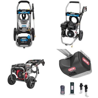 Pallet – 10 Pcs – Pressure Washers, Hardware – Customer Returns – Hart, Genie, Black Max