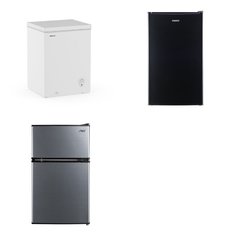 Pallet - 8 Pcs - Refrigerators, Freezers - Customer Returns - Galanz, Arctic King, HISENSE