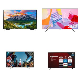 9 Pcs – LED/LCD TVs – Refurbished (GRADE A) – TCL, Samsung, RCA, PROSCAN