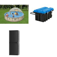 Pallet - 5 Pcs - Storage & Organization, Pools & Water Fun - Customer Returns - Coleman, Hart, Hyper Tough