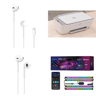 Pallet – 285 Pcs – In Ear Headphones, All-In-One, Inkjet, Automotive Accessories – Customer Returns – Apple, Packed Party, HP, Canon